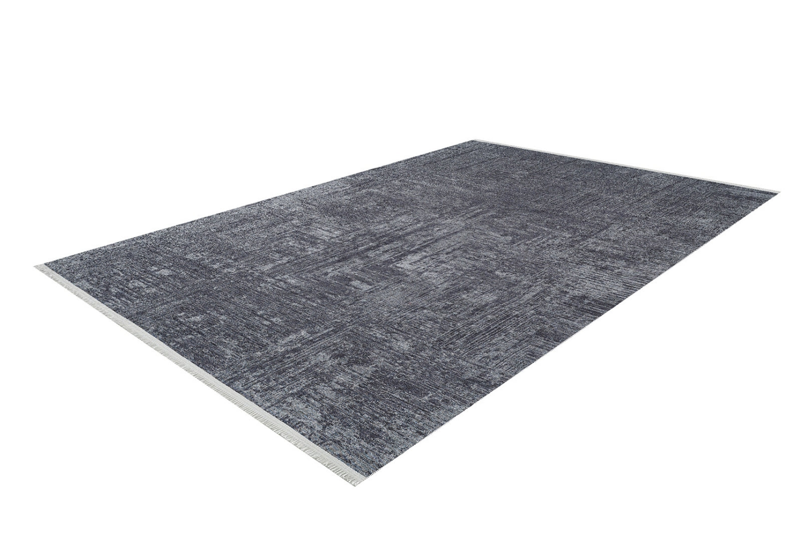 Modern Digital Area Rug – Grey Non Slip Washable Floor Rug with Antibacterial Carpet
