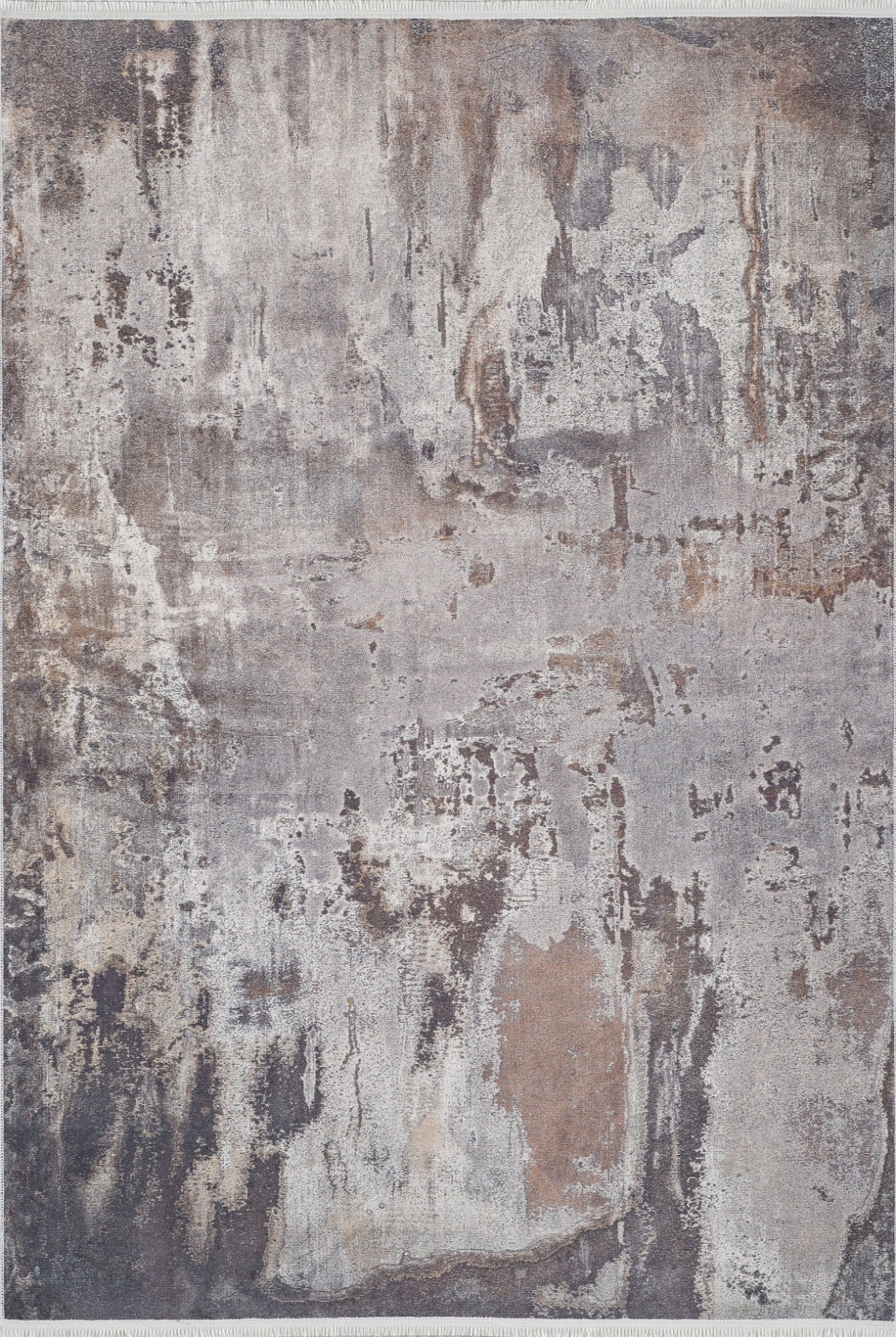 Modern Digital Print Rug - Brown Area Rug, Non Slip, Antibacterial Carpet