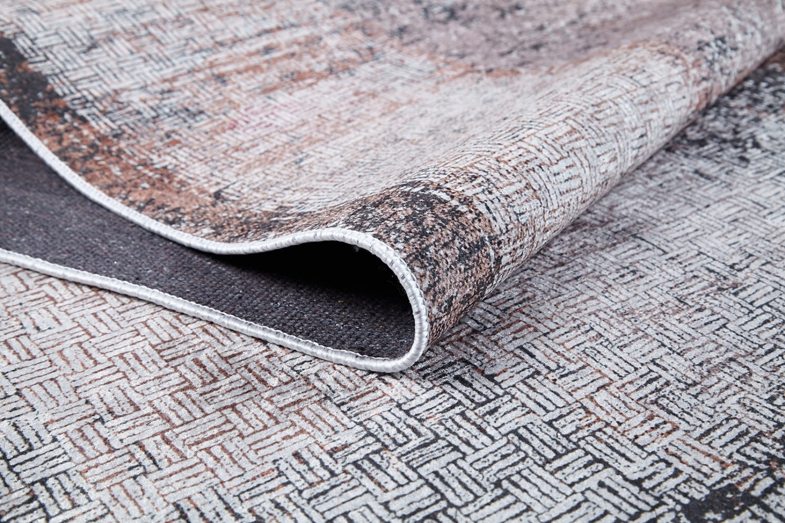 Digital Print Area Rug – Gorakhpur Mink Frame Non Slip Antibacterial Carpet