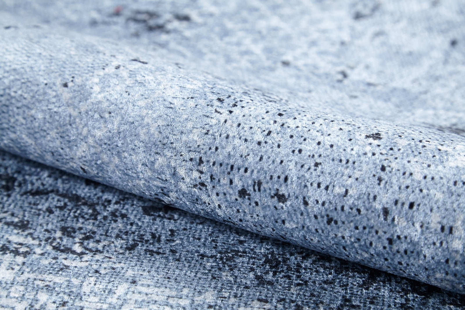 Modern Area Rug – Blue Digital Print Carpet | Antibacterial Non-Slip Washable Floor Covering