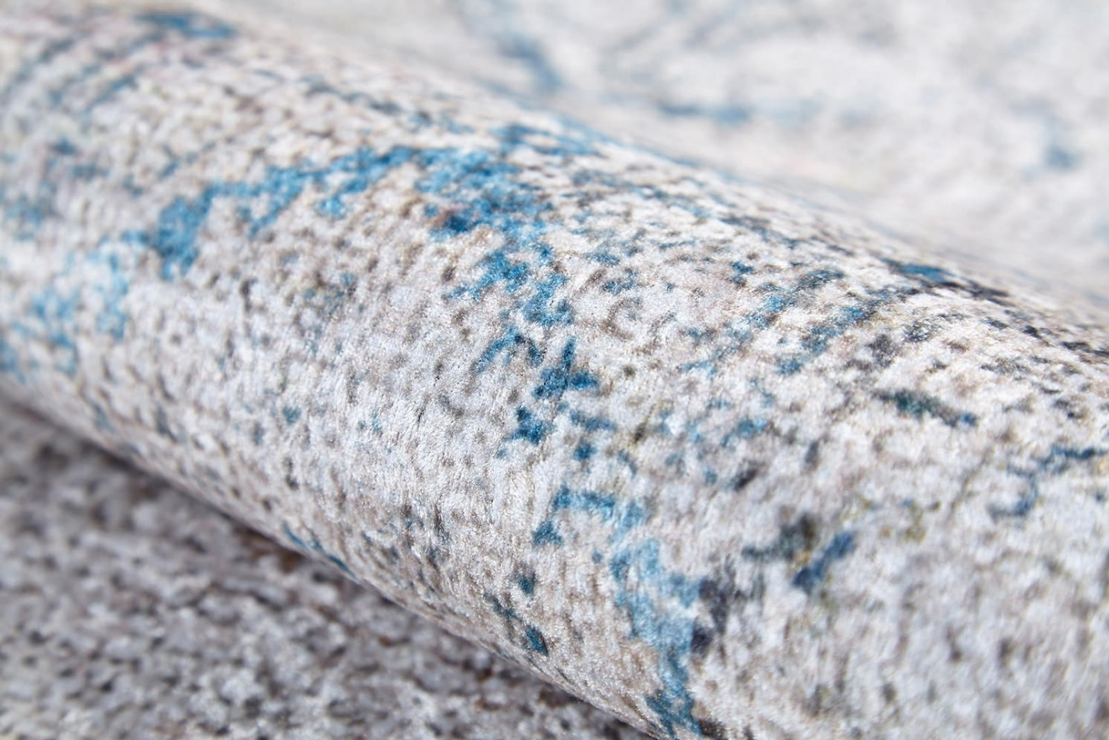 Vintage Area Rug | Beige Digital Print Non Slip Carpet - Washable Living Room Mat