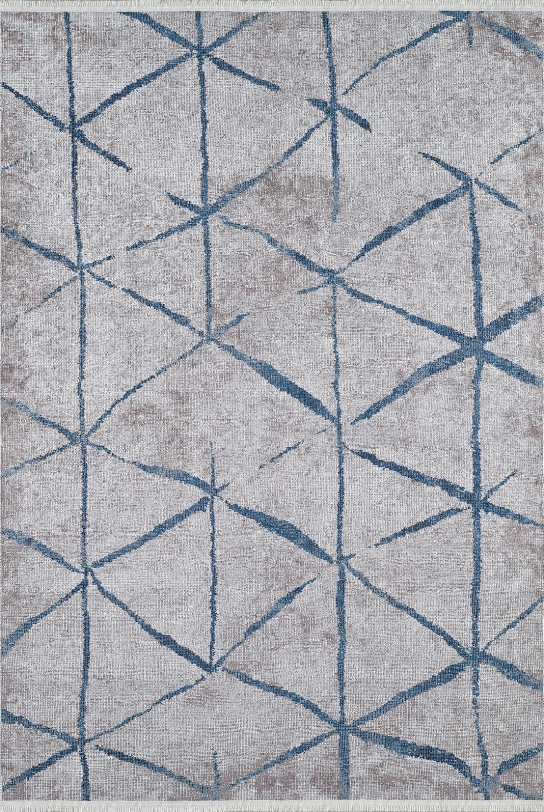 Grey Striped Area Rug - Digital Print Rug | Non Slip, Antibacterial Carpet