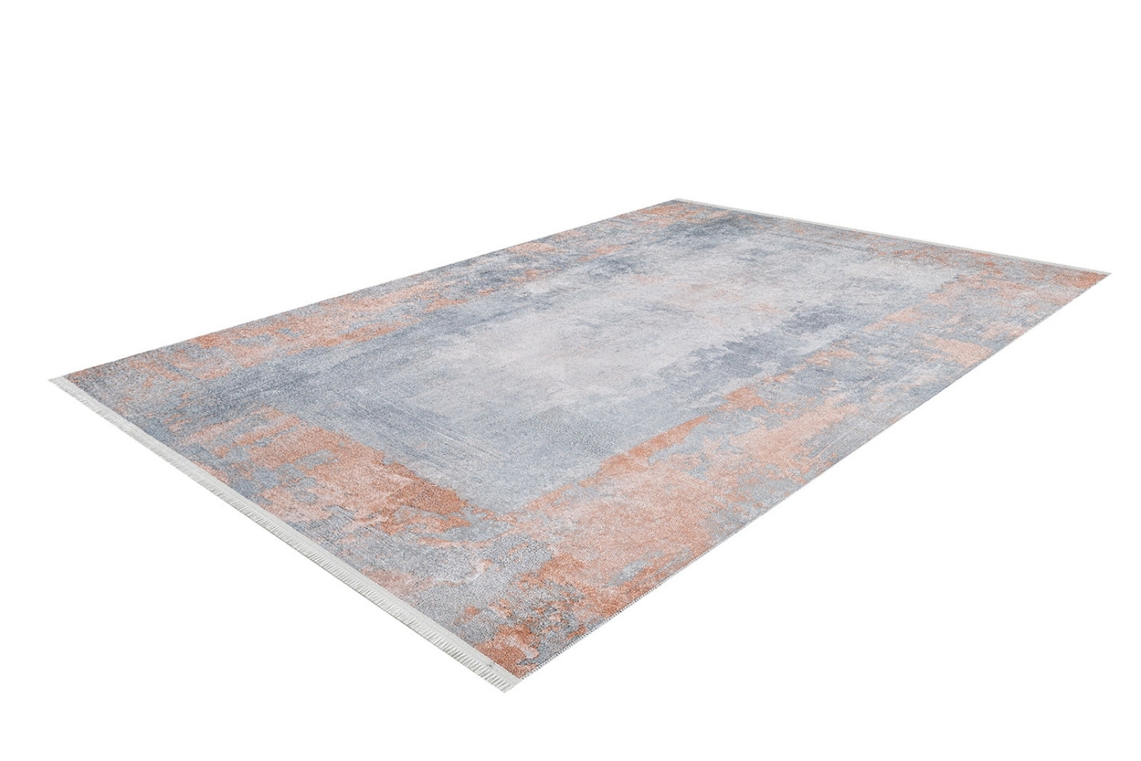 Cuttack Grey Frame Digital Print Area Rug