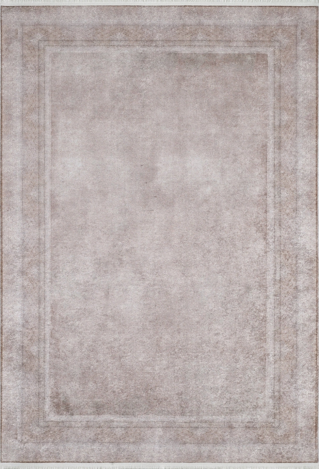 Bikaner Brown Frame Digital Print Area Rug