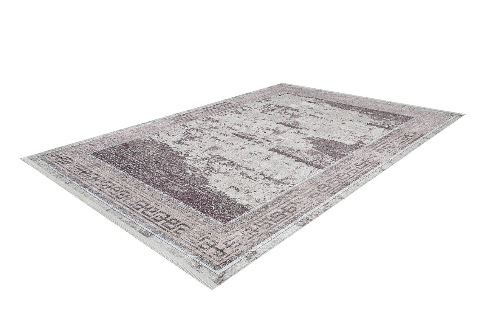 Digital Print Area Rug – Brown Non Slip Carpet With Antibacterial, Antiallergic Features