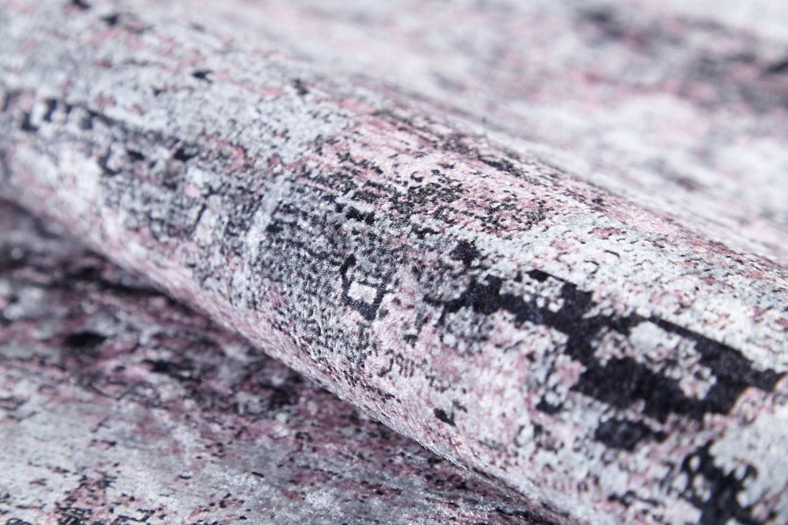 Pink Modern Area Rug – Digital Print Carpet | Non Slip, Washable, Antibacterial