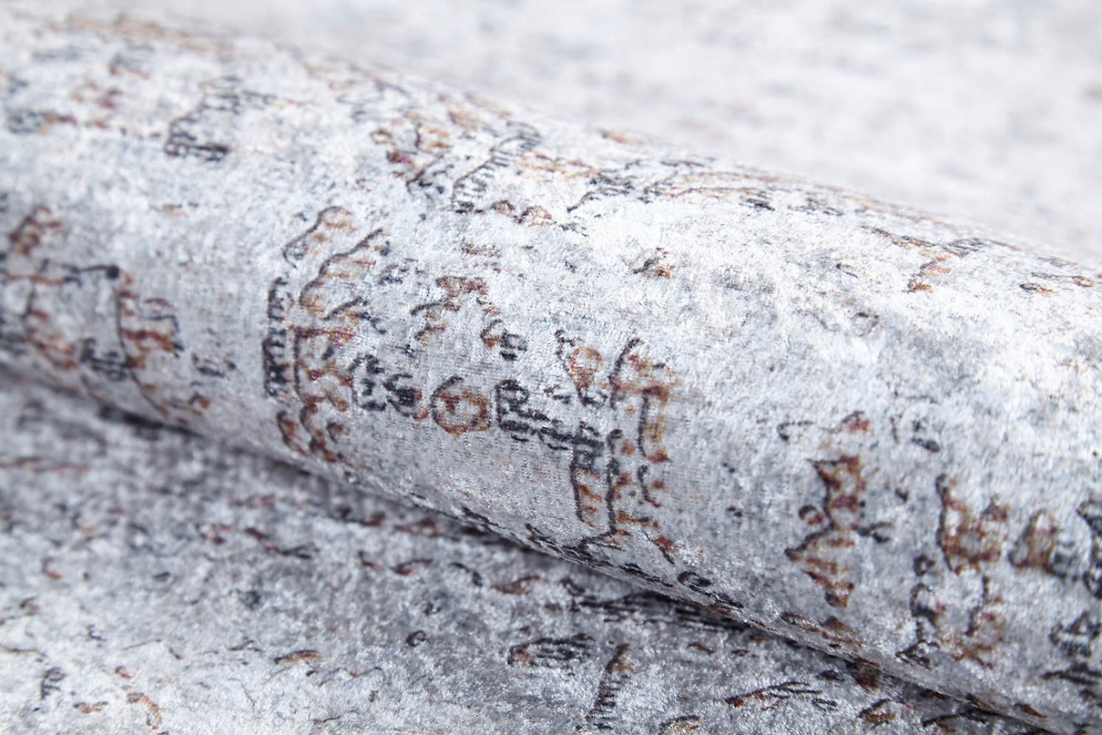 Modern Area Rug - Beige Digital Print Rug | Non Slip, Washable, Allergy Friendly