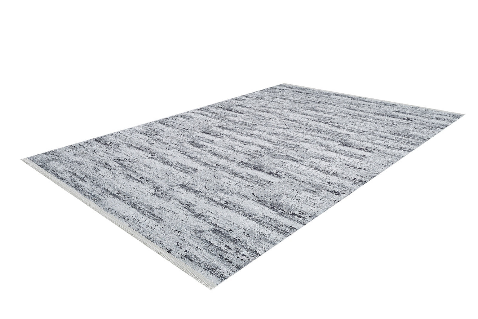 Modern Digital Print Rug – Grey Area Rug | Non Slip, Antibacterial, Washable Carpet