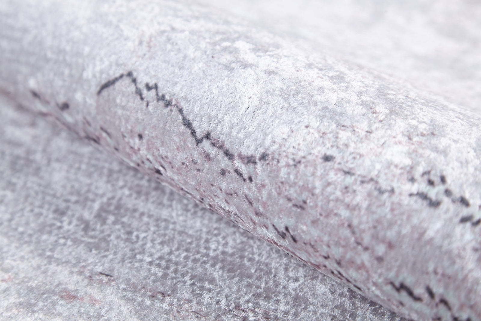 Modern Digital Area Rug - Grey Non Slip Rug with Antibacterial Carpet Surface