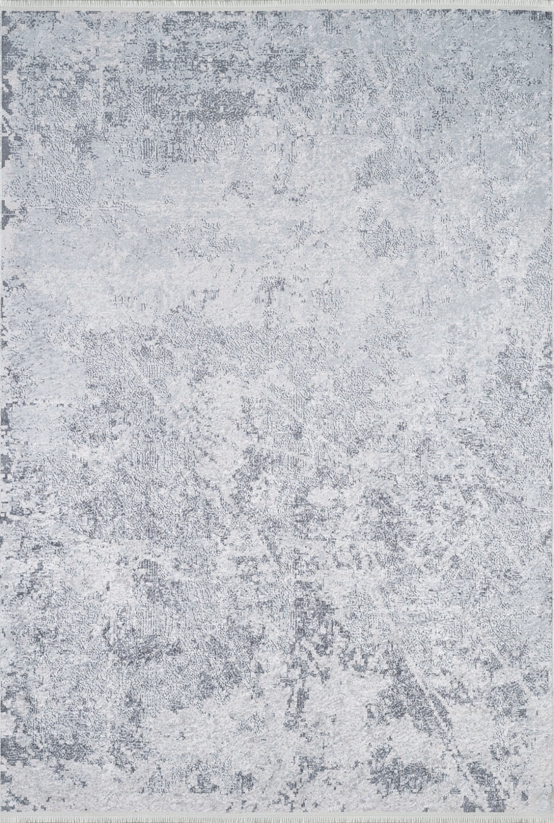 Modern Digital Area Rug – Grey Non Slip Washable Carpet for Living Room