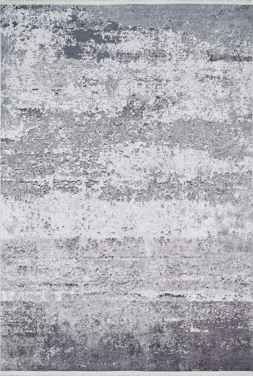 Modern Area Rug – Anthracite Digital Print Carpet | Non Slip Washable Floor Mat