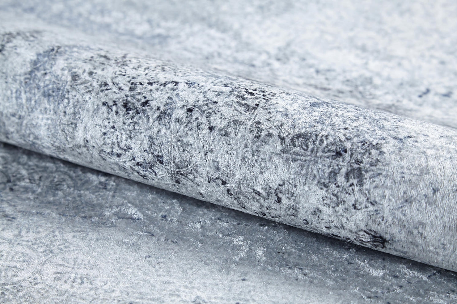 Modern Area Rug – Grey Digital Print Carpet | Non Slip, Antibacterial Floor Covering