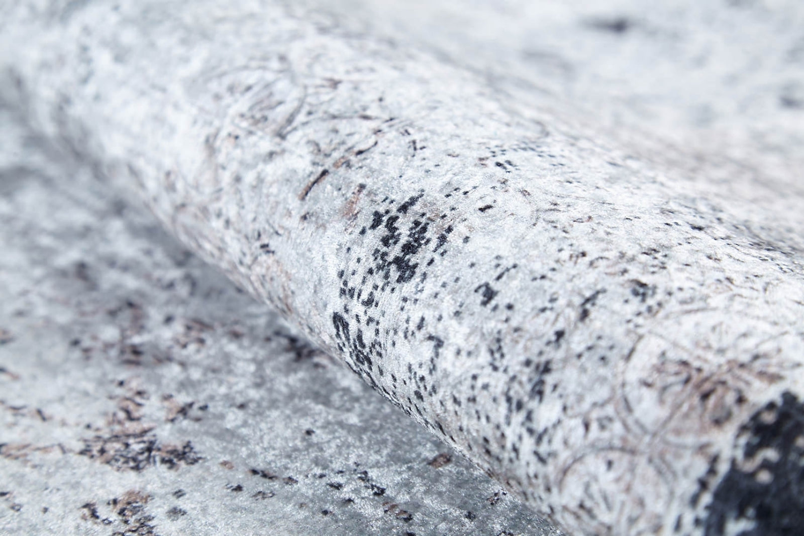 Grey Modern Area Rug – Digital Print Carpet | Non Slip, Antibacterial Floor Covering