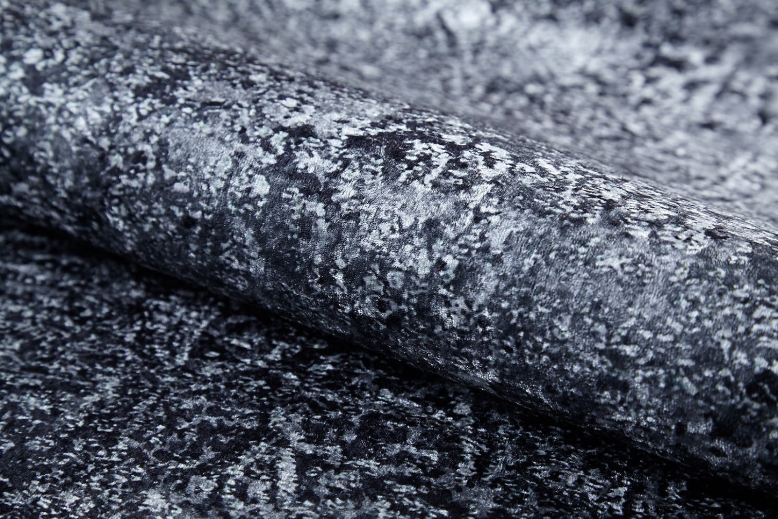 Modern Area Rug - Grey Digital Print Carpet | Non Slip, Antibacterial, Washable Floor Mat