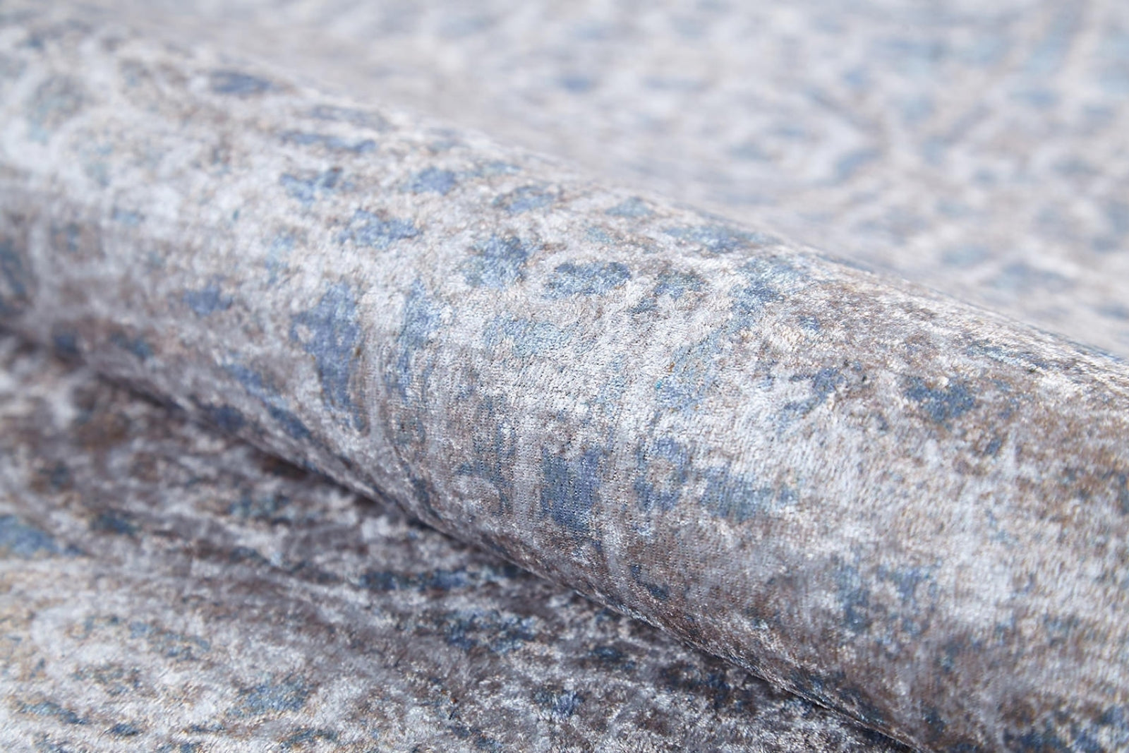 Modern Digital Print Rug – Grey Area Rug With Non Slip, Antibacterial Design