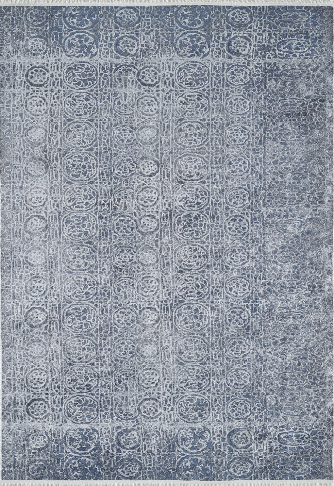 Modern Area Rug - Blue Digital Print Rug | Antibacterial, Non Slip & Washable