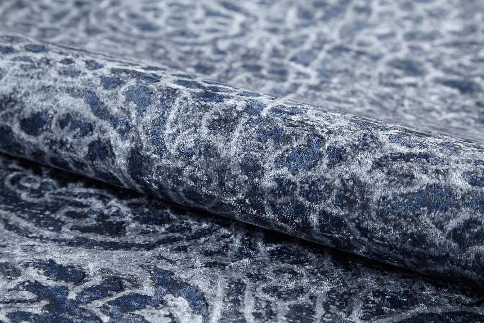 Modern Area Rug - Blue Digital Print Rug | Antibacterial, Non Slip & Washable