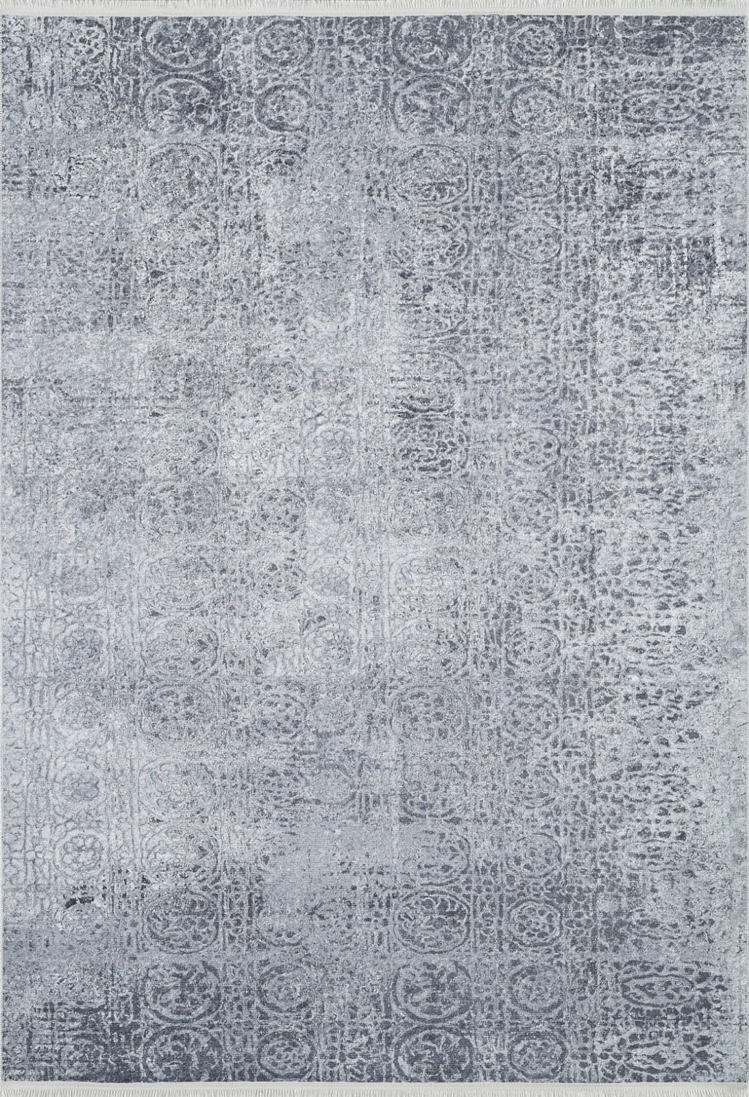 Modern Area Rug – Grey Digital Print Carpet | Antibacterial Non Slip Floor Mat