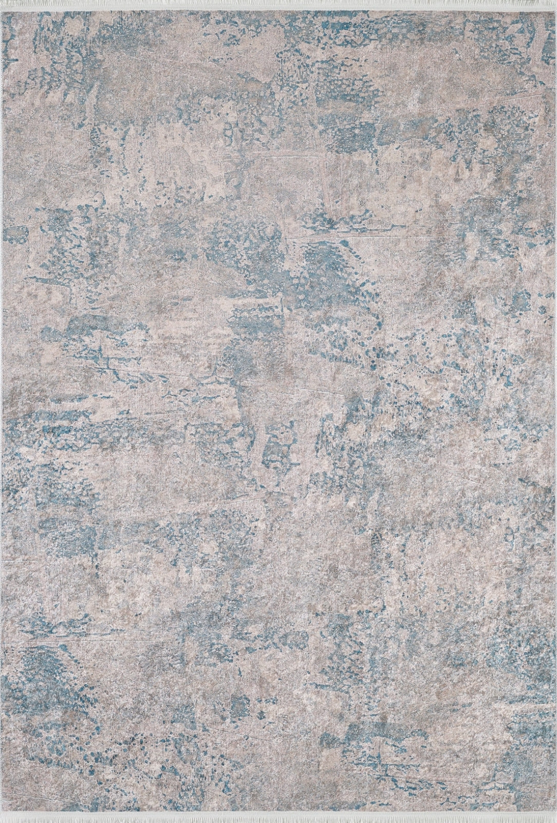 Modern Digital Print Rug – Blue Area Rug With Non Slip, Antibacterial Features