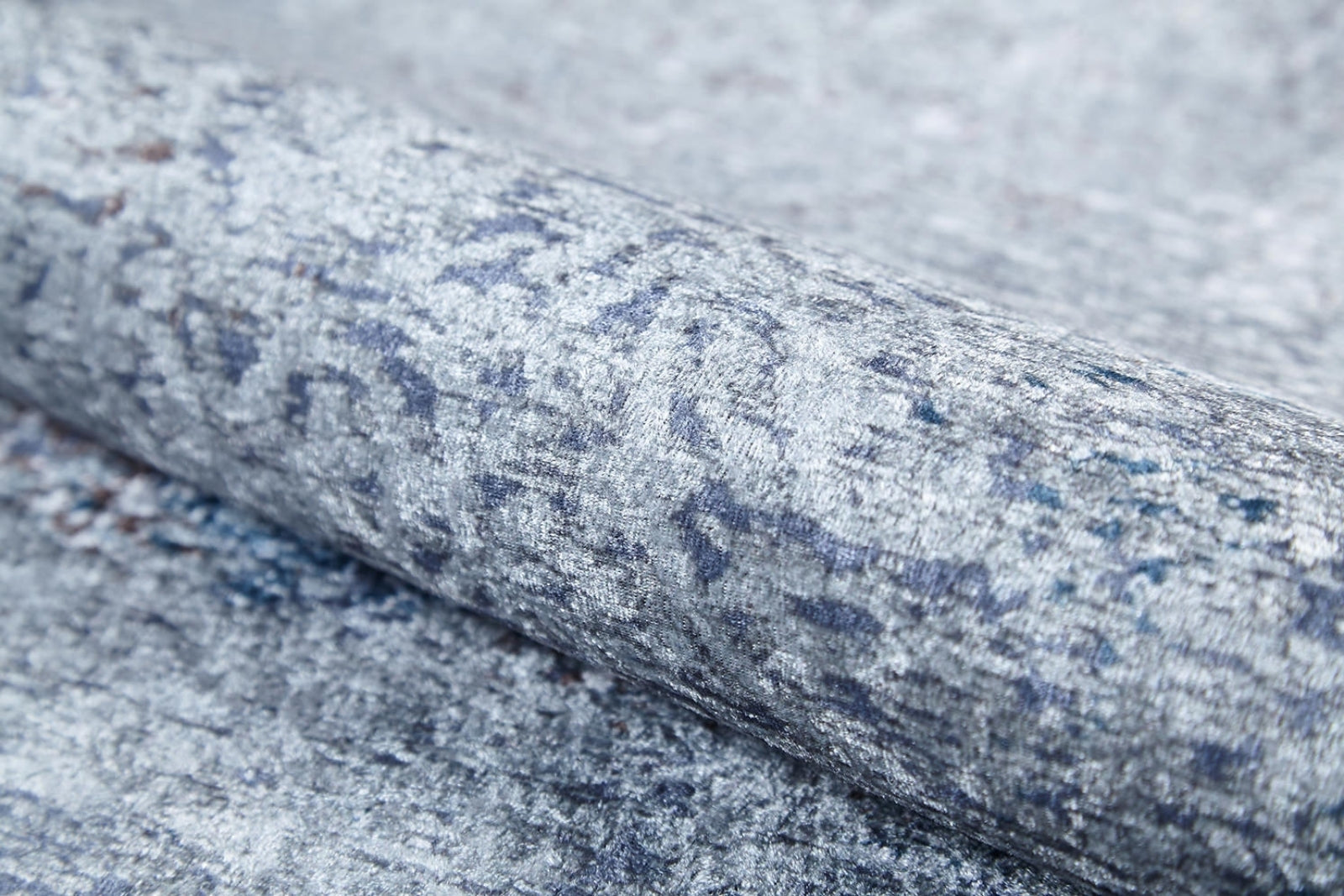 Modern Digital Print Rug - Blue Area Rug Non Slip Washable Carpet