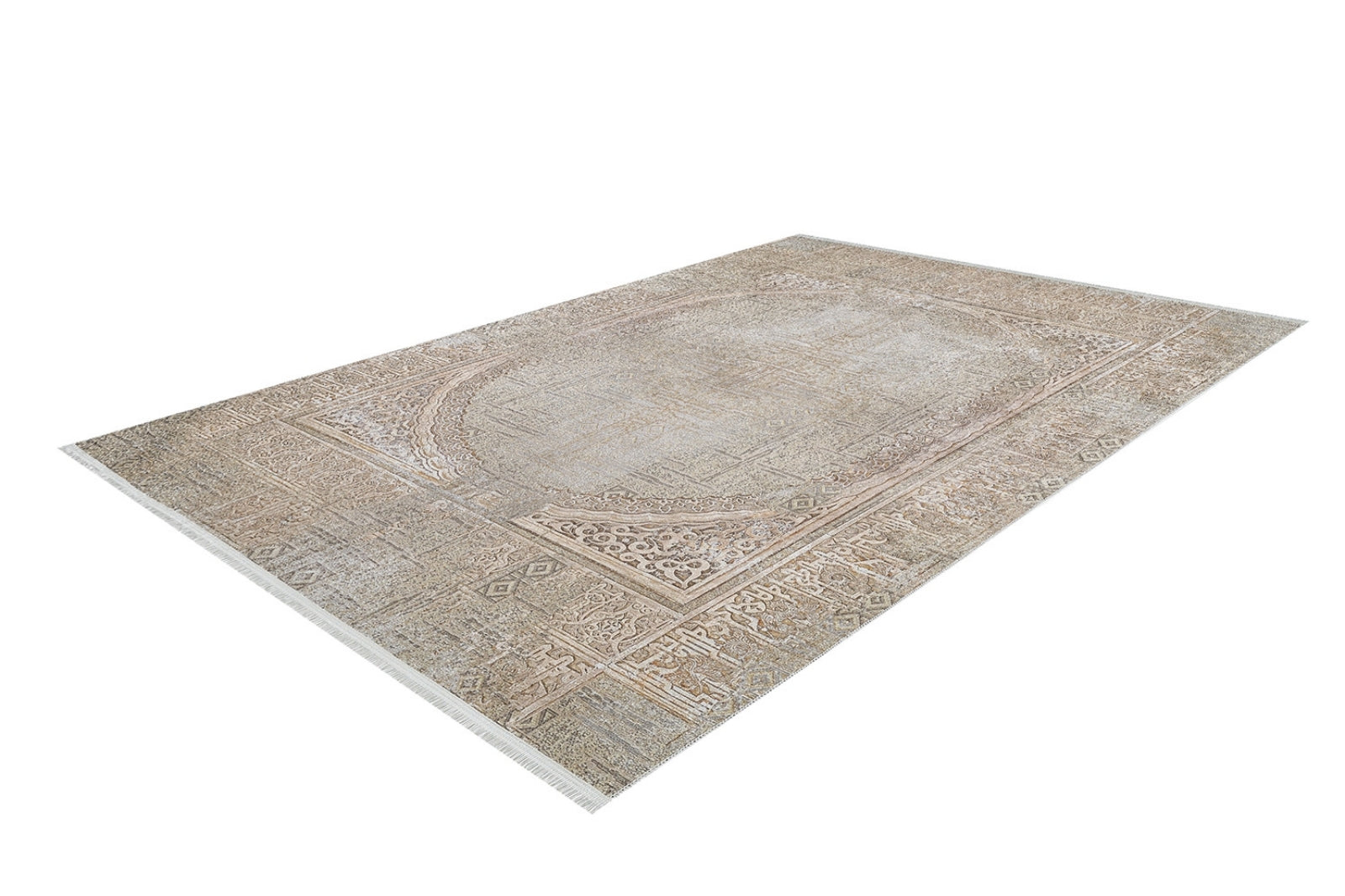 Torbat Gold Classic Digital Print Area Rug