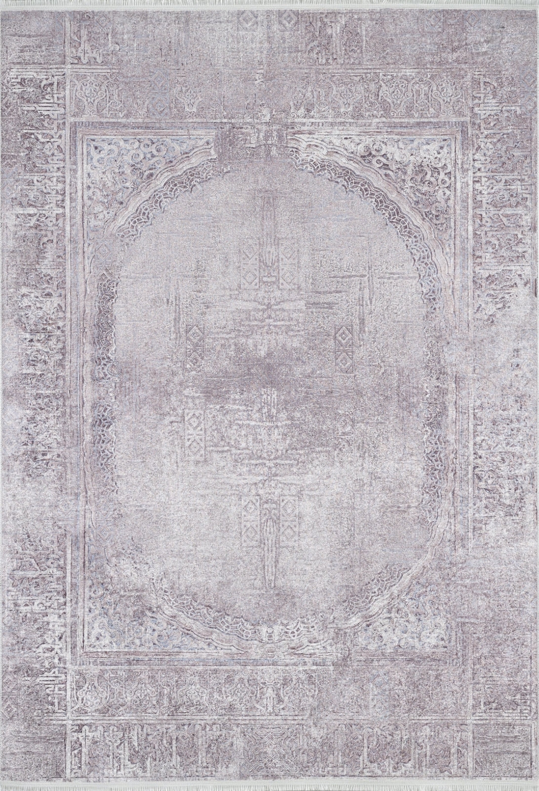 Purple Area Rug – Classic Digital Print Carpet | Non Slip, Antibacterial, Washable