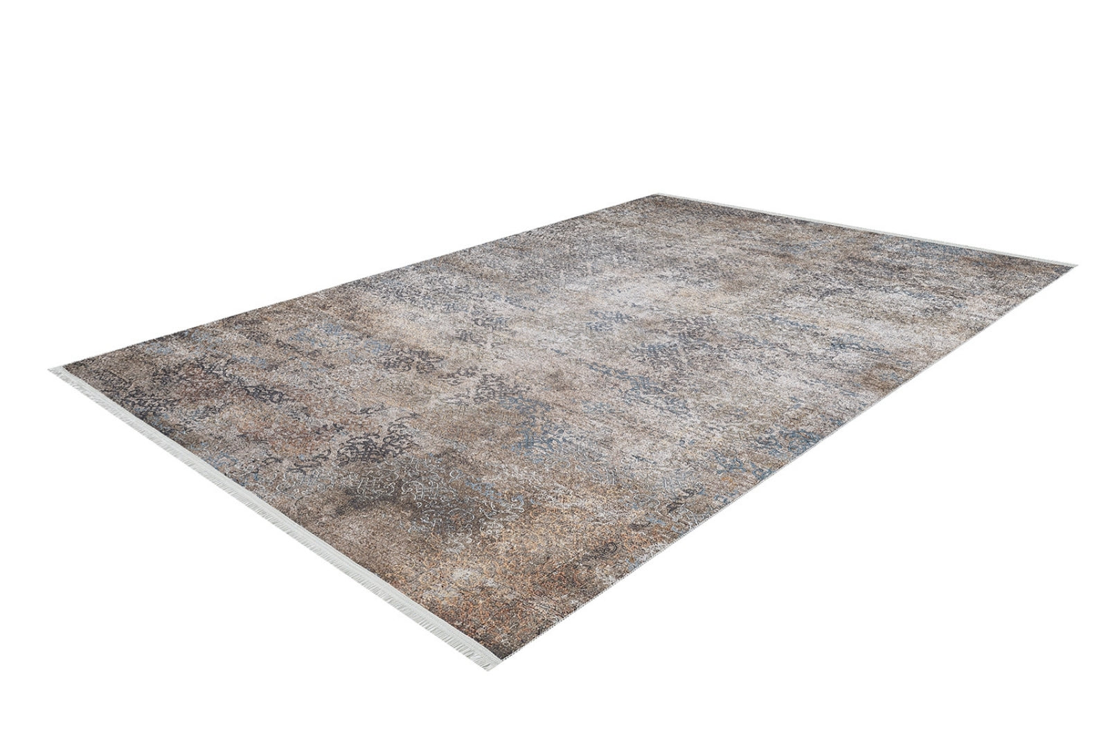 Modern Digital Print Rug – Washable Mink Texture Area Rug With Non Slip Backing