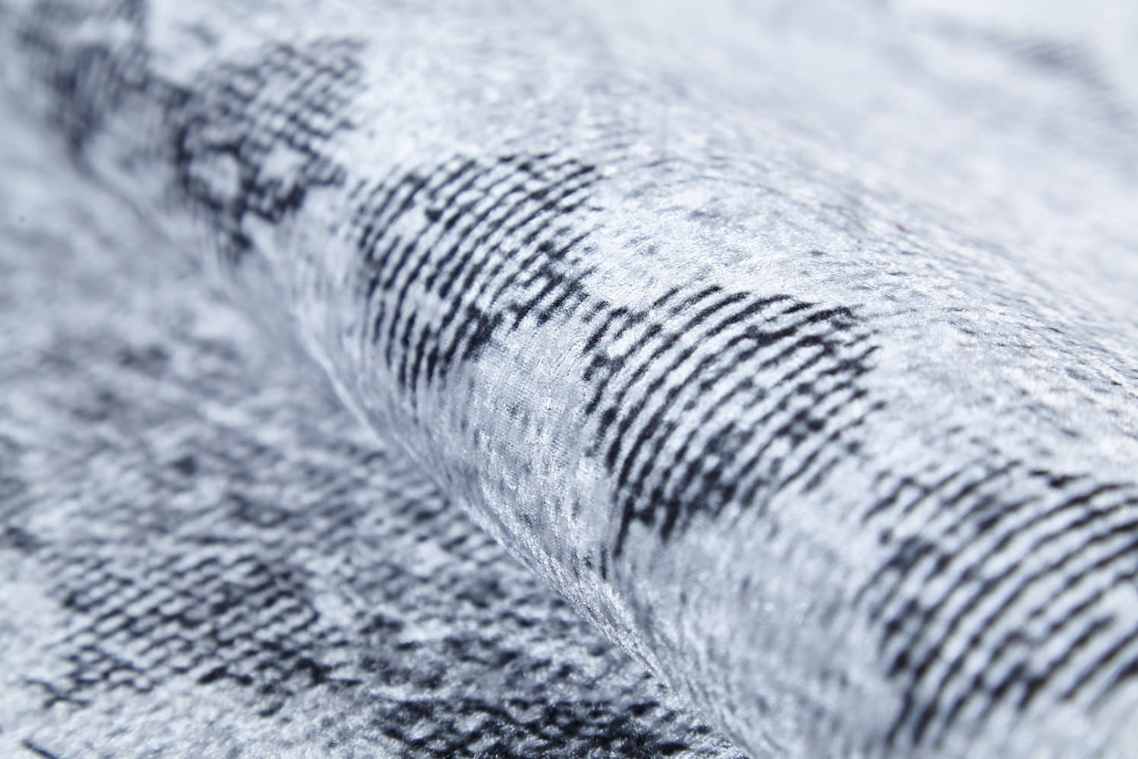 Grey Geometric Area Rug - Digital Print Rug | Non Slip Carpet, Antibacterial & Washable