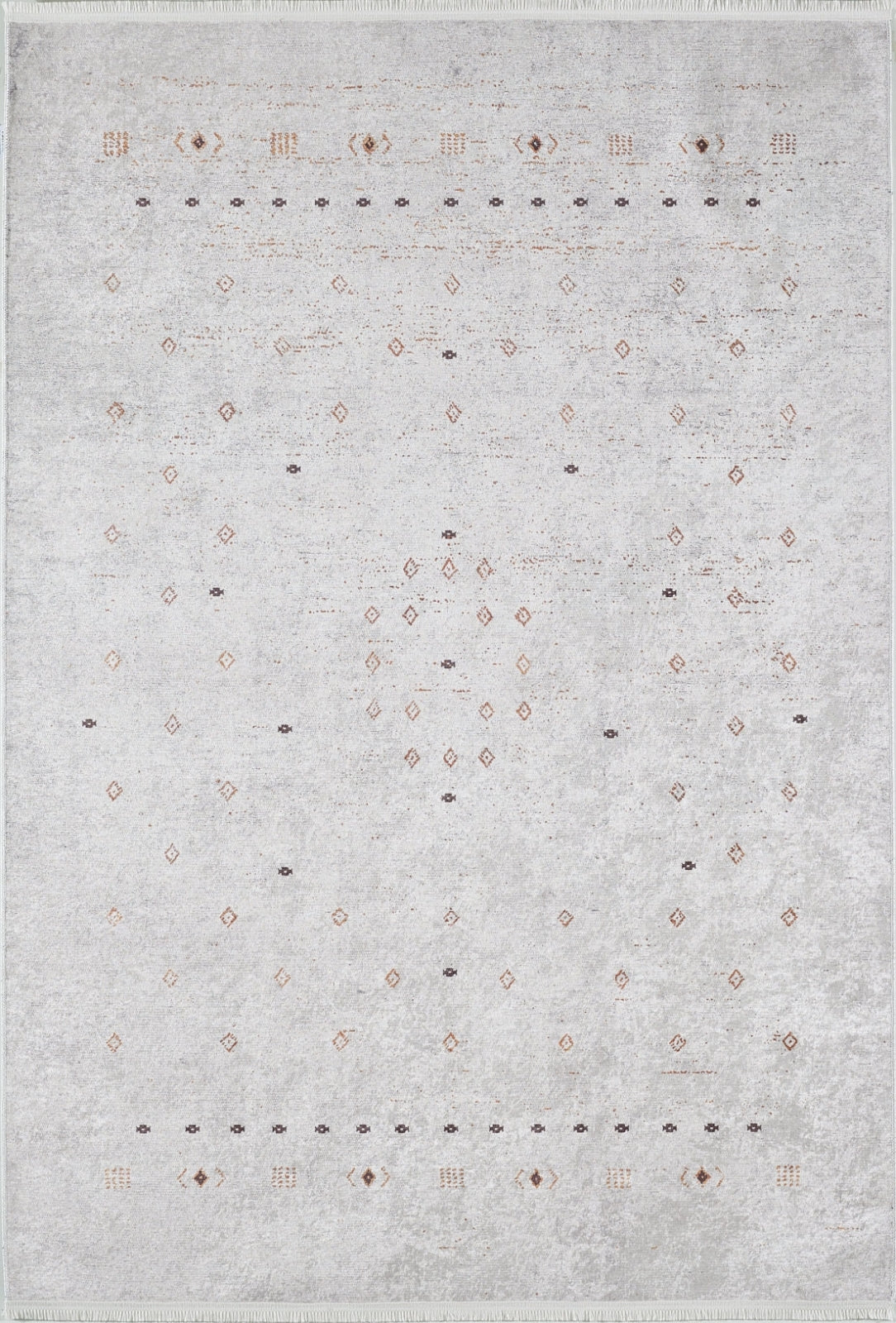 Modern Area Rug – Beige Digital Print Non Slip Carpet for Living Room Use