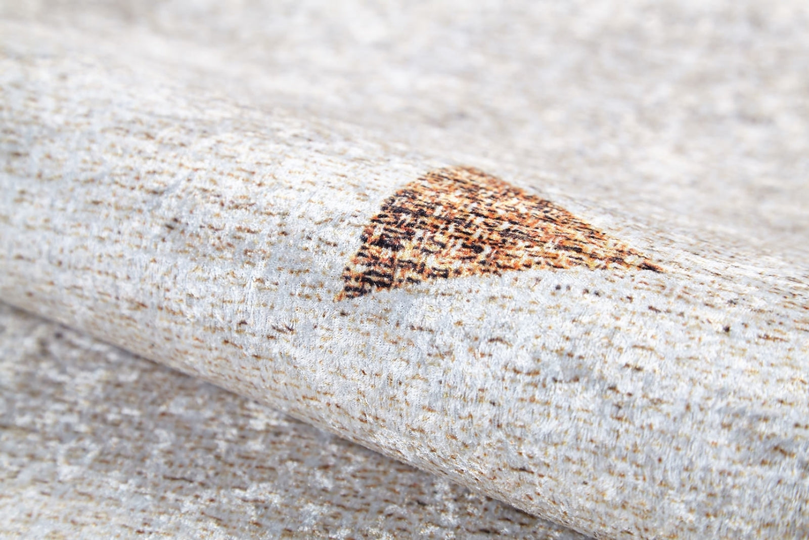 Modern Digital Print Rug - Beige Area Rug Non Slip Antibacterial Carpet