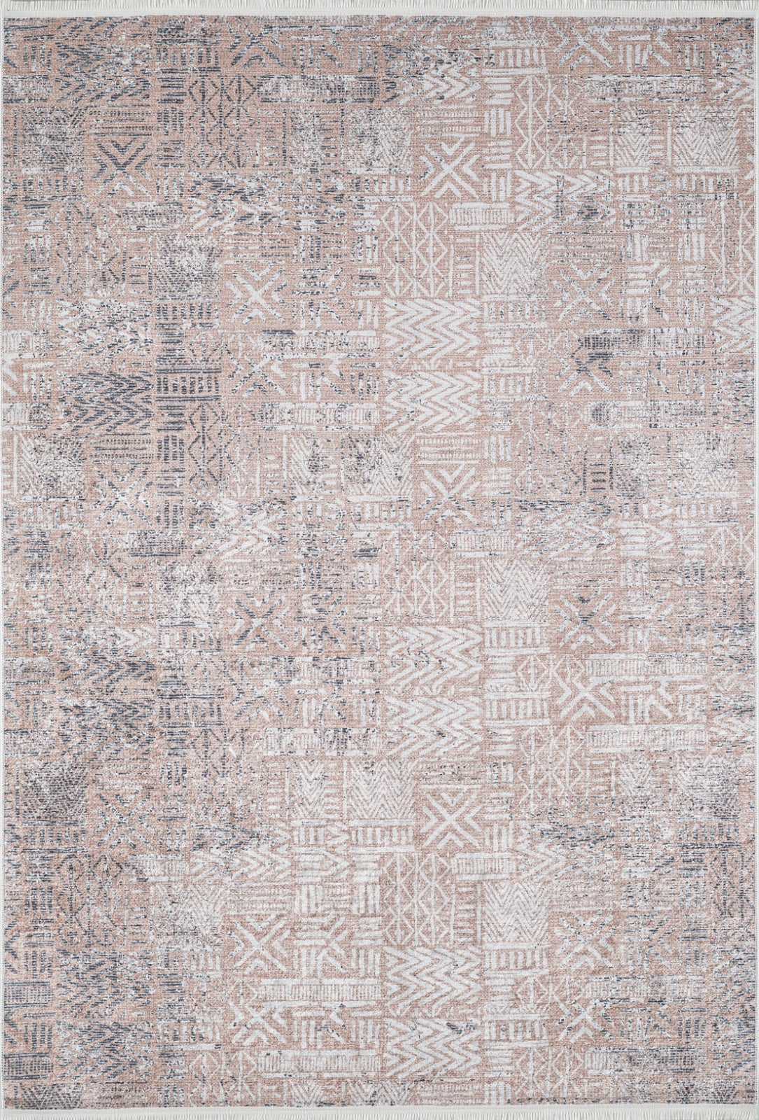 Modern Digital Area Rug – Beige Non Slip Antibacterial Carpet for Living Room