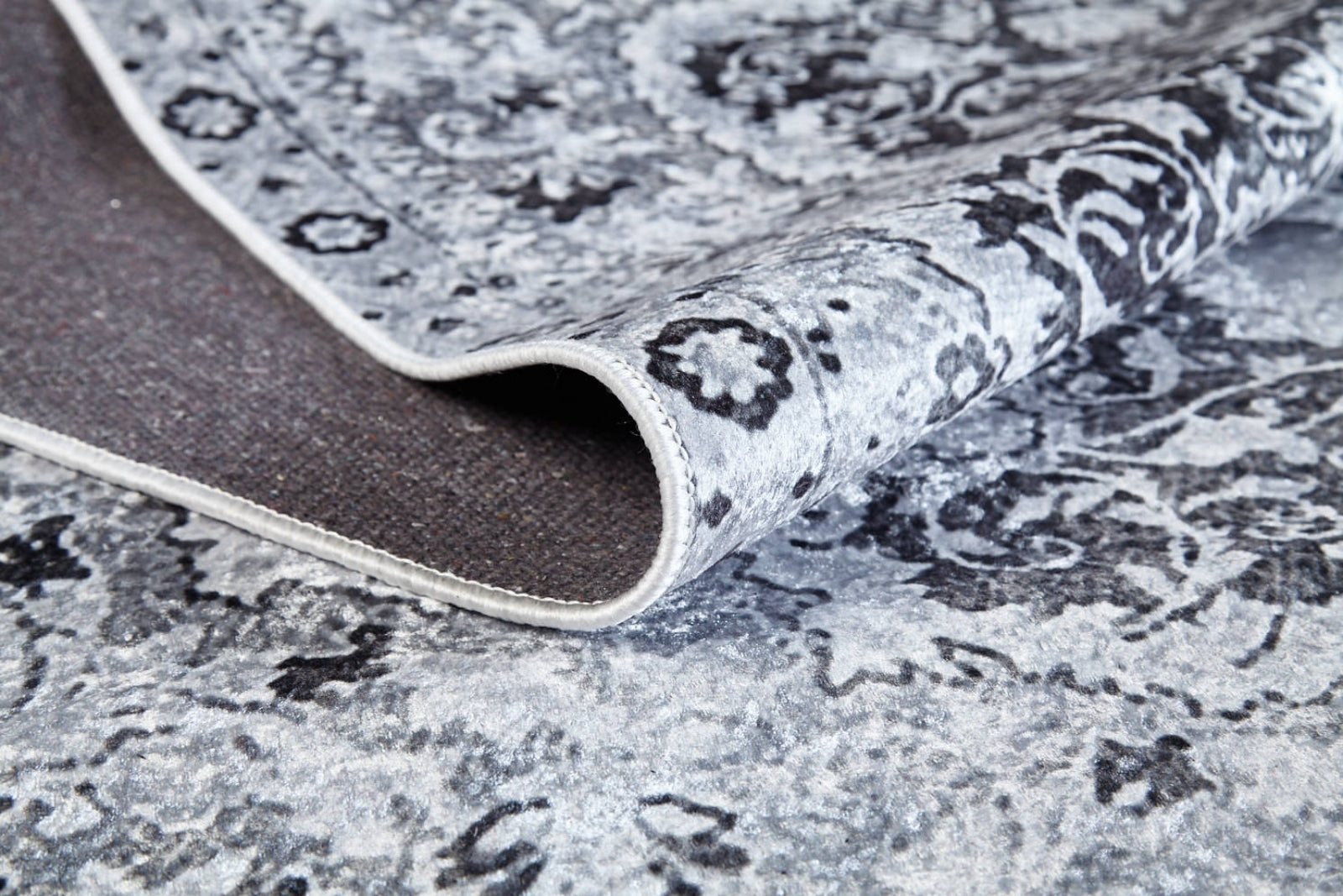 Bystrzyca Grey Design Digital Print Area Rug