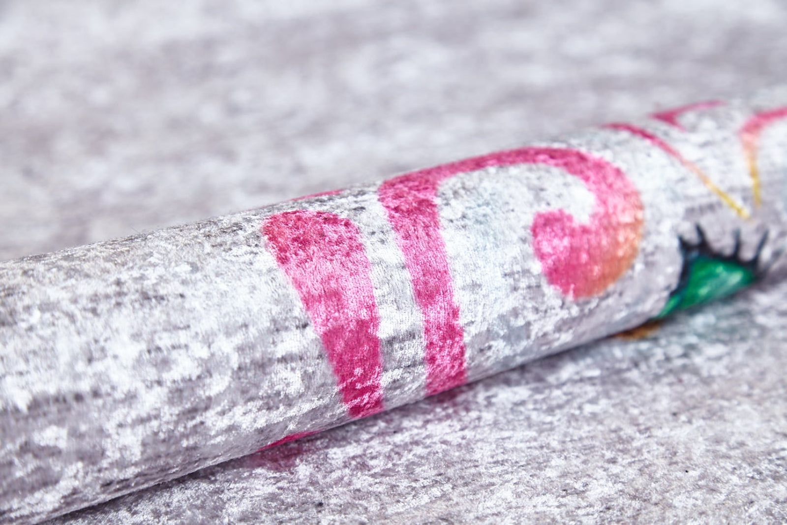 Pink Area Rug - Digital Print Figured Carpet | Non Slip, Antibacterial Floor Mat