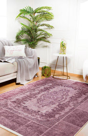 Pink Patchwork Area Rug – Digital Print Rug With Non Slip Carpet Backing