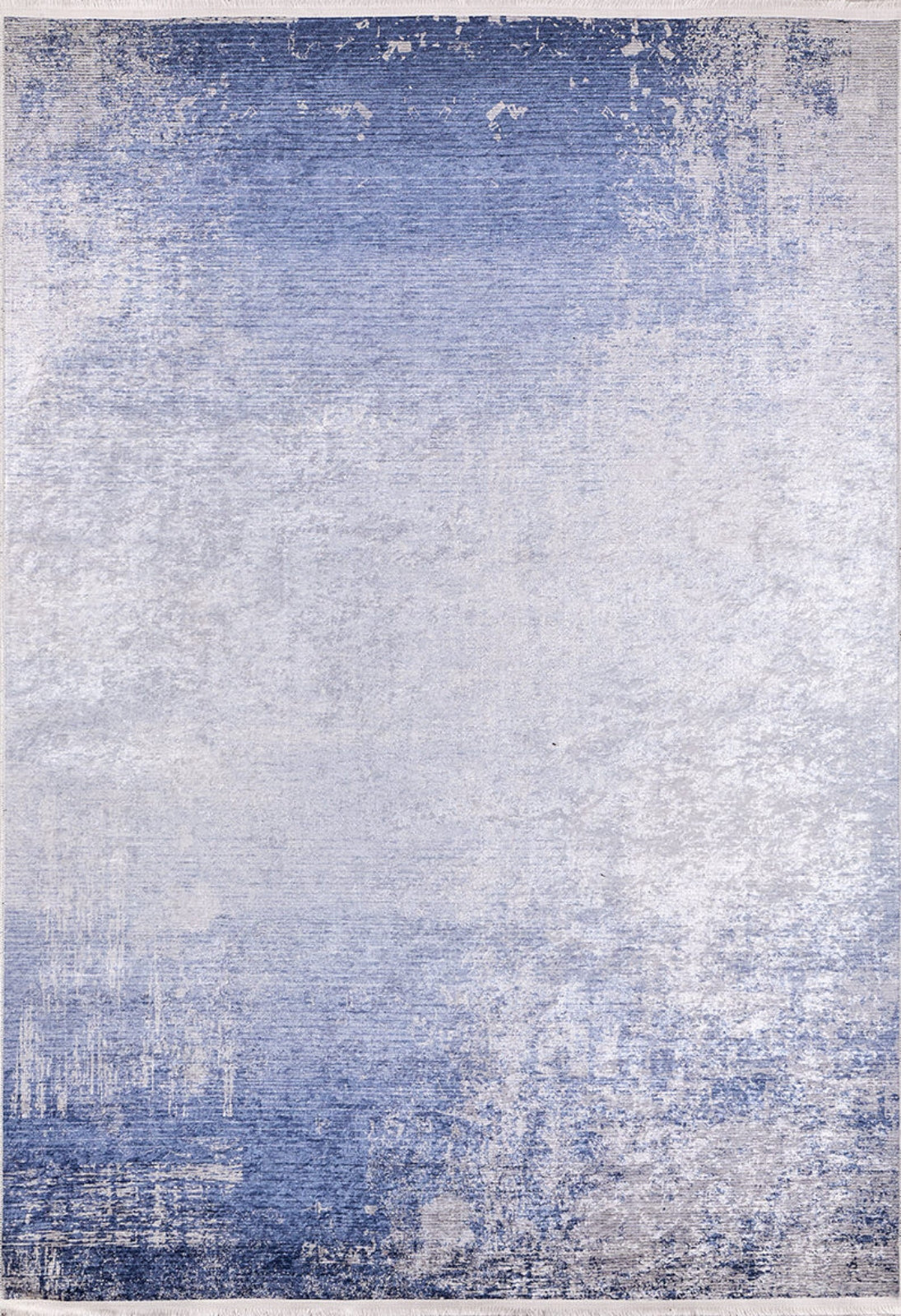 Modern Area Rug – Blue Digital Print Carpet | Antibacterial Non Slip Floor Covering
