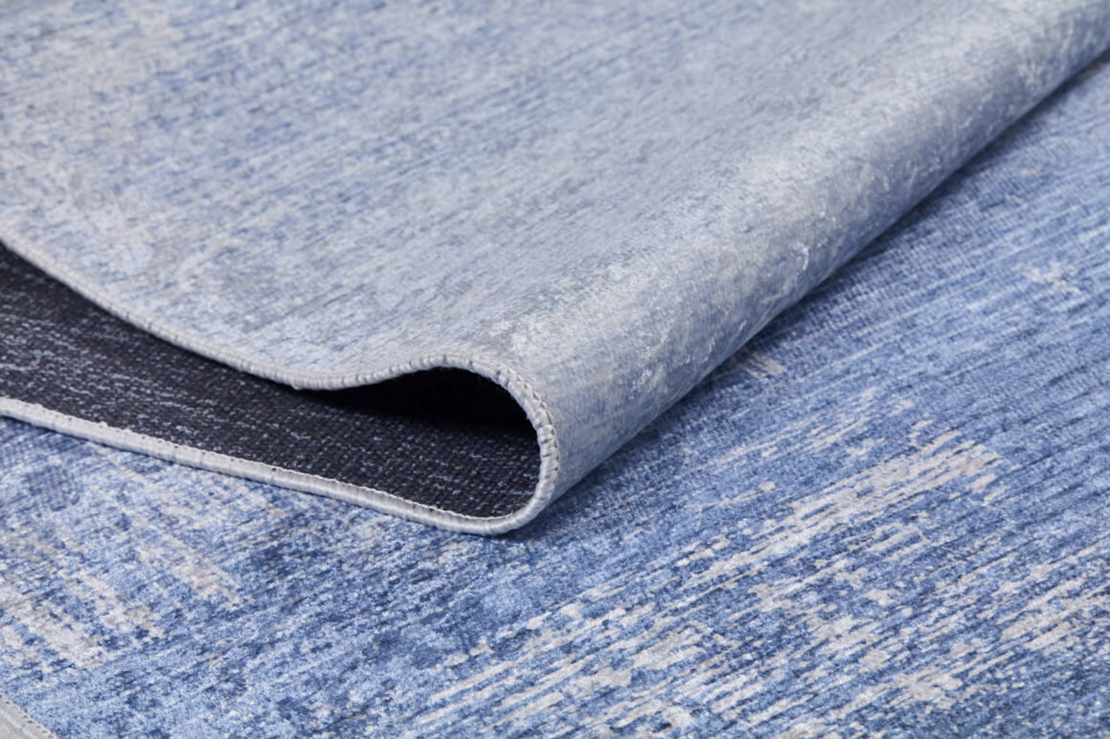 Modern Area Rug – Blue Digital Print Carpet | Antibacterial Non Slip Floor Covering