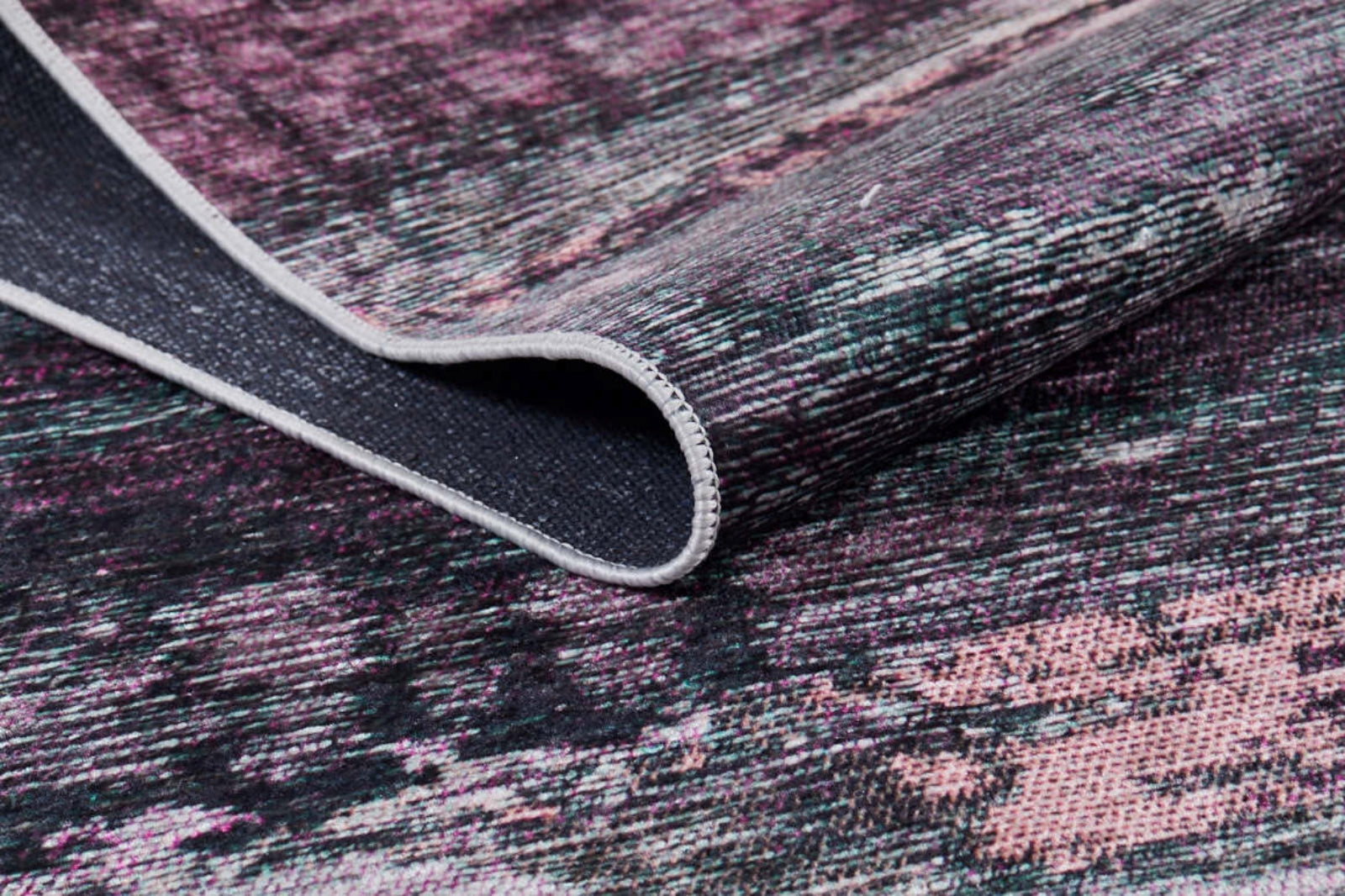 Modern Digital Area Rug – Purple Digital Print Carpet, Non Slip & Antibacterial