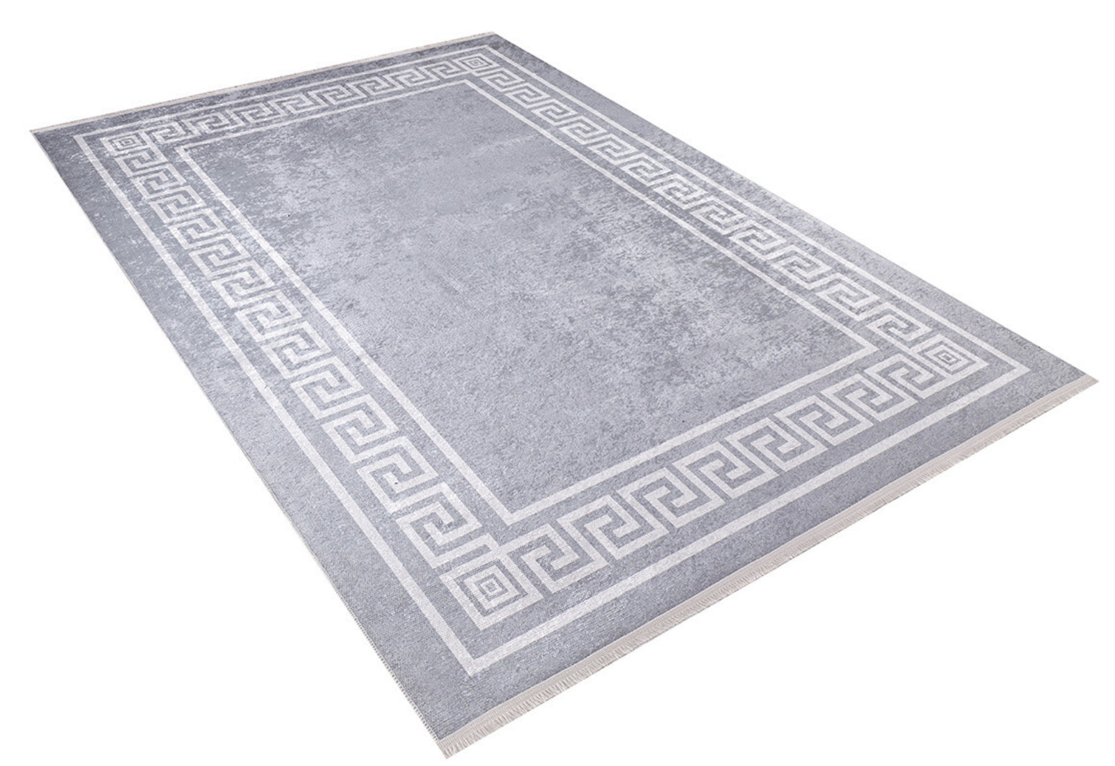 Dimitrovgrad Grey Frame Digital Print Area Rug