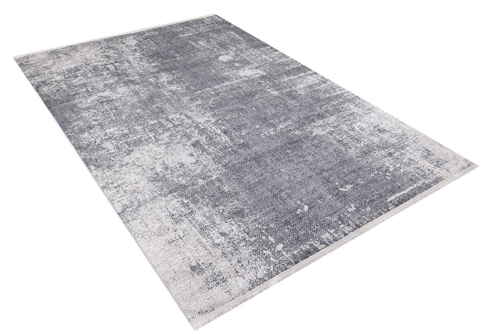 Modern Area Rug - Grey Digital Print Rug | Antibacterial Carpet, Non Slip Floor Covering