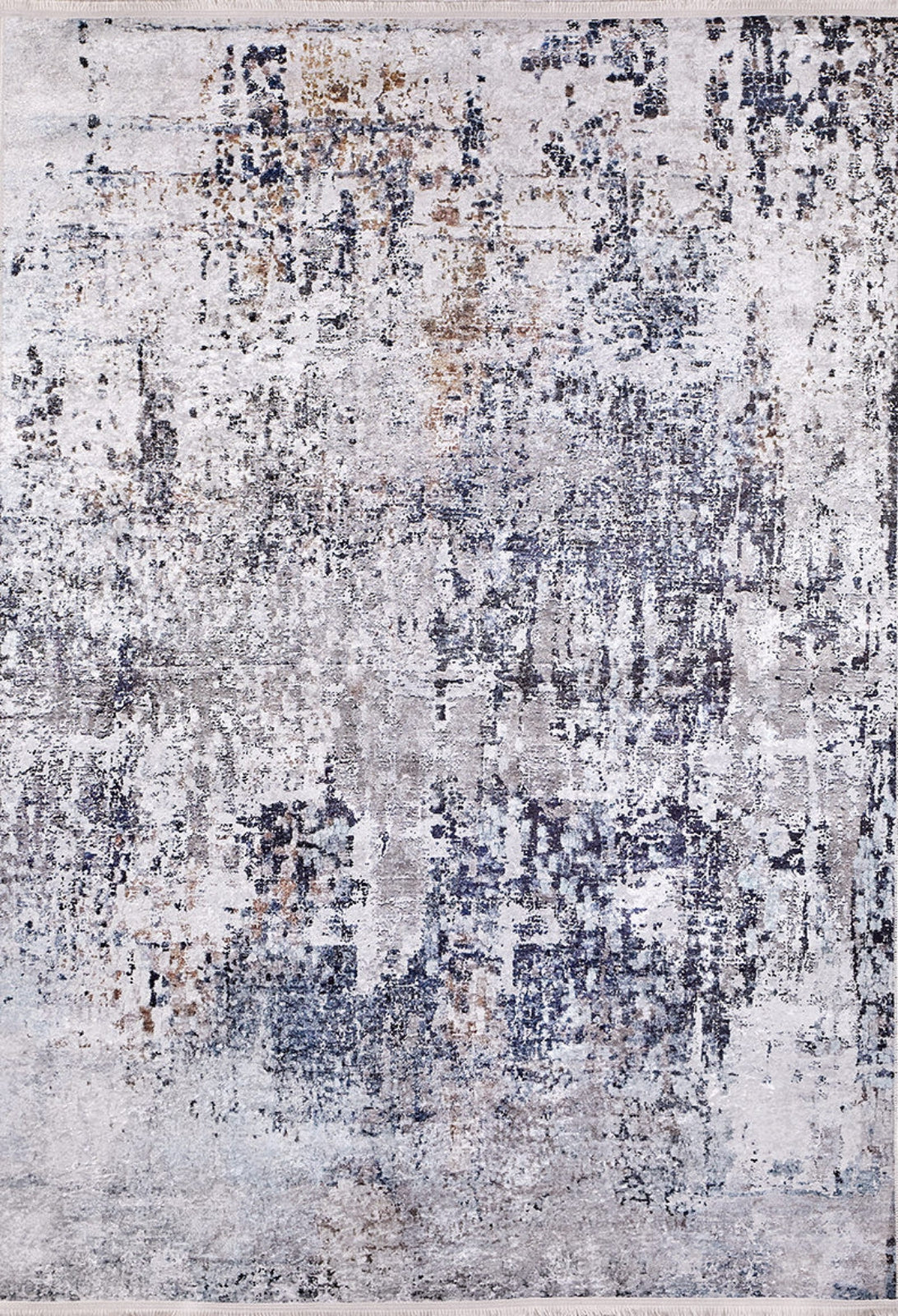 Modern Area Rug – Grey Digital Print Carpet | Non Slip Antibacterial Floor Mat