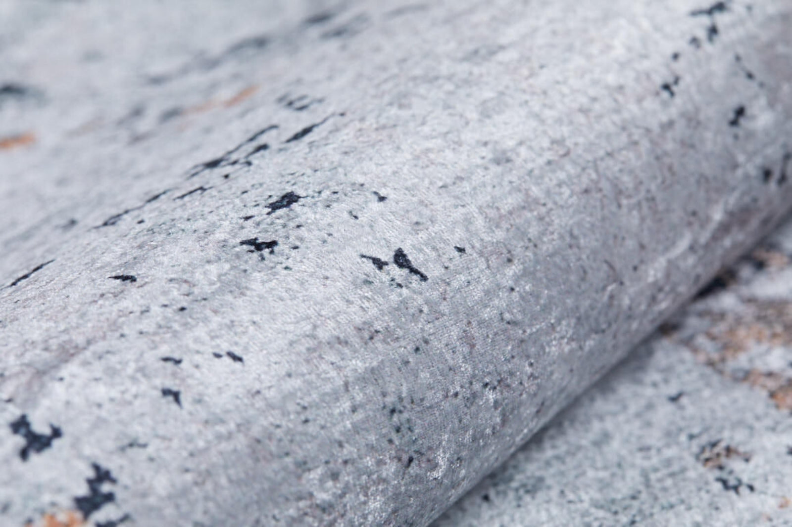 Modern Digital Print Rug - Grey Area Rug with Non Slip, Antibacterial Design
