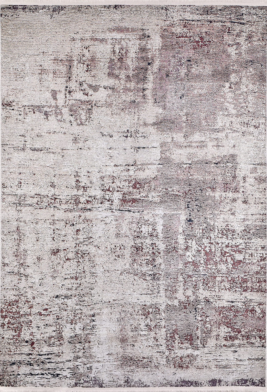 Modern Digital Print Rug – Cream Carpet Area Rug with Antibacterial, Non Slip Backing