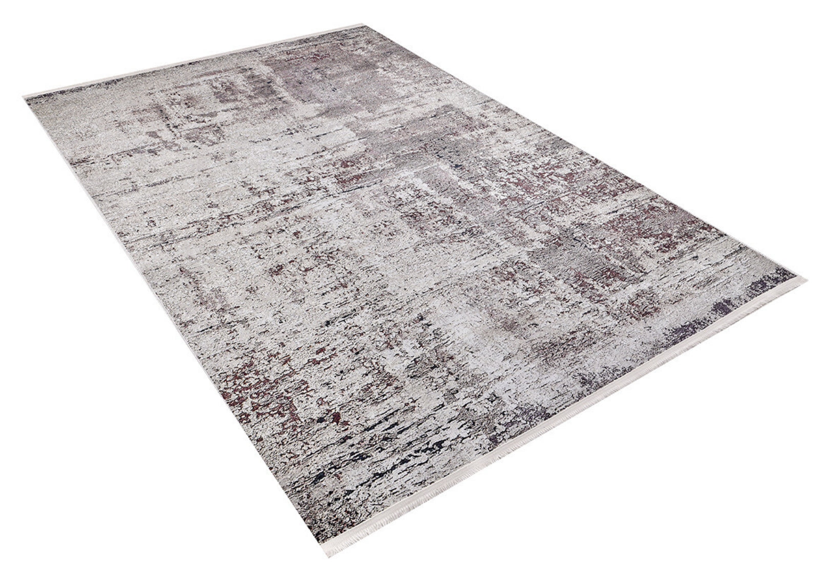 Modern Digital Print Rug – Cream Carpet Area Rug with Antibacterial, Non Slip Backing