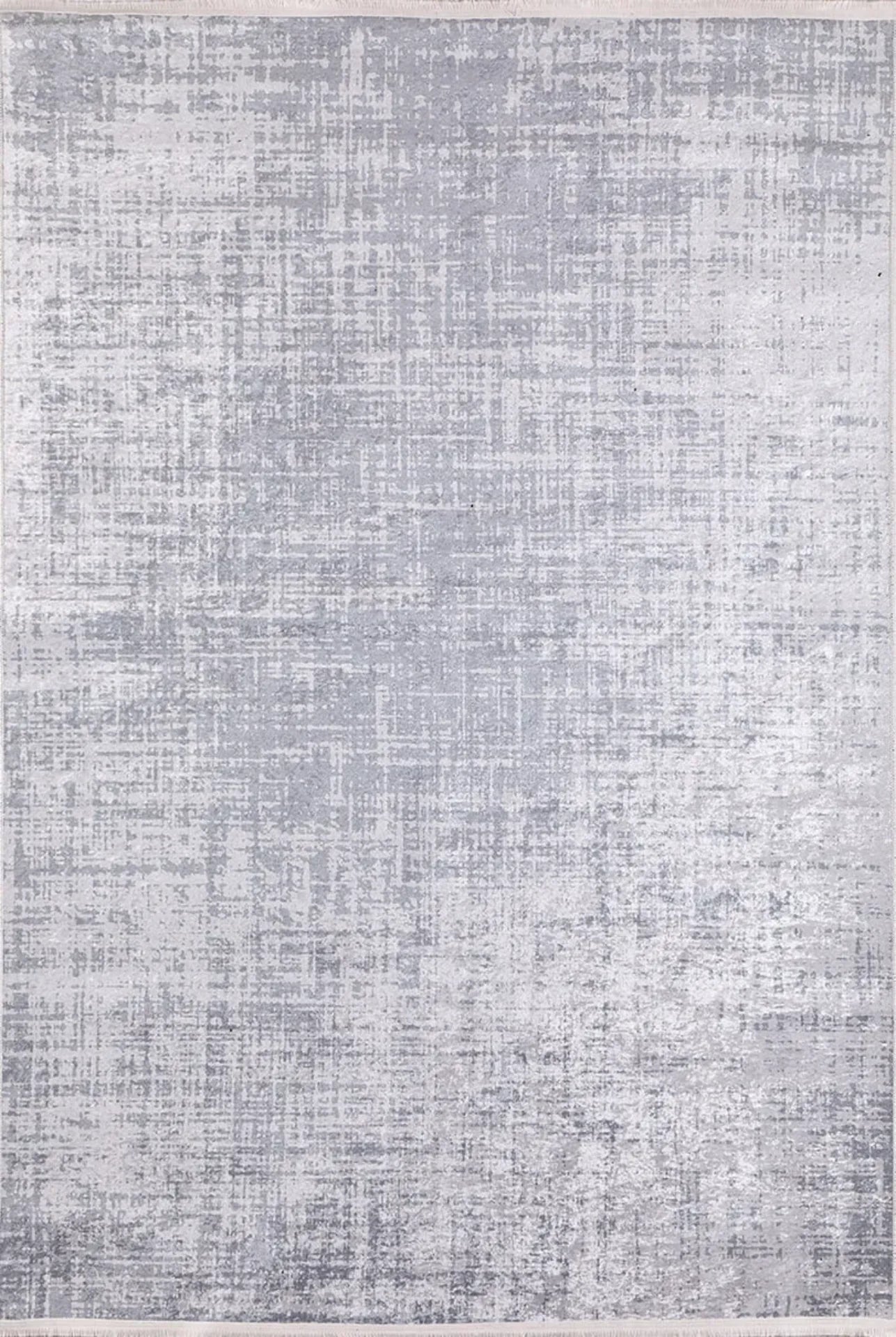 Modern Area Rug – Grey Digital Print Carpet | Non Slip, Antibacterial, Washable