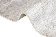 Cotton Area Rug - Modern Grey Machine Made Soft Durable Floor Covering