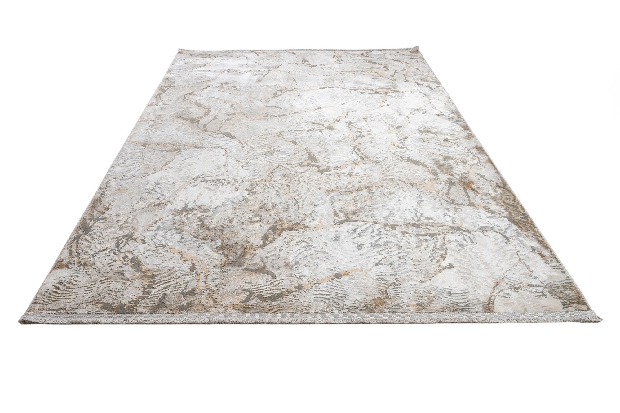 Microfiber Area Rug – Machine Made Marble Pattern Carpet | Cotton Base, Anti Slip