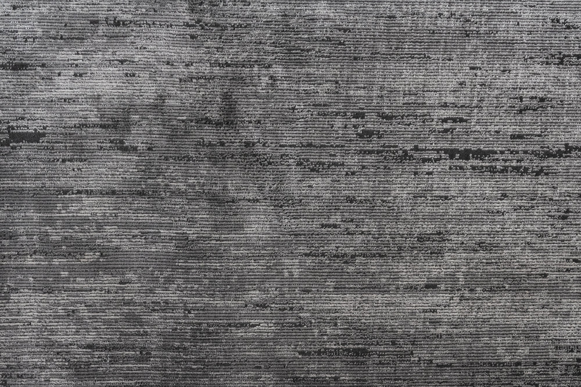 Microfiber Area Rug - Anthracite Flat Machine Made Rug With Anti Slip Base