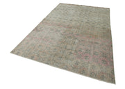 Handmade Area Rug – Checkered Kilim Rug 5'11"x9'8" | Durable Cotton Wool Carpet