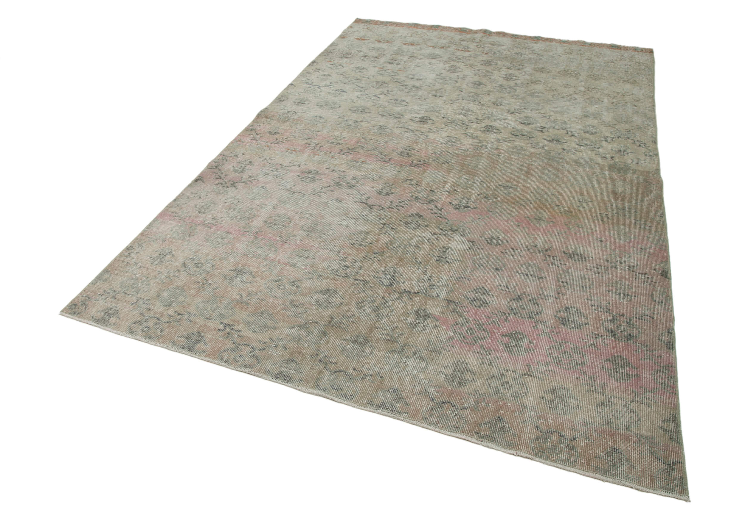 Handmade Area Rug – Checkered Kilim Rug 5'11"x9'8" | Durable Cotton Wool Carpet