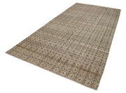 Handmade Kilim Rug | Beige Area Rug - Cotton Wool Flat Weave Carpet 6'2''x12'2''